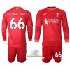 Officiële Voetbalshirt + Korte Broek Liverpool Alexander-Arnold 66 Thuis 2021-22 Lange Mouw - Kids